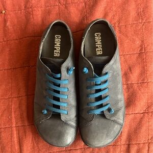 Camper 17665 Peu Cami Men's Sneaker, black-blue, EU size 43, US 9.5